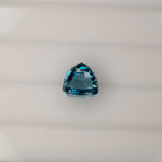 natural cambodian blue zircon cushion loose gemstone