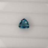 natural cambodian blue zircon cushion loose gemstone