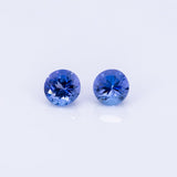 0.47ct aaa tanzanite round 5mm loose blue gemstone