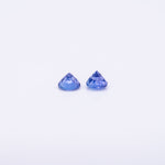 0.47ct aaa tanzanite round 5mm loose blue gemstone