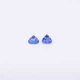 0.47ct aaa tanzanite round 5mm loose blue gemstone