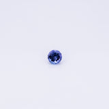 Natural Earth Mined AAA Tanzanite Round 5.7mm 0.77cts – Heat Treated Loose Gemstone for Fine Jewellery Design - One Stone