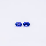Natural Earth Mined AAA Tanzanite Oval 7x5mm 0.775cts – Heat Treated Loose Gemstone for Custom Ring or Pendant - One Stone