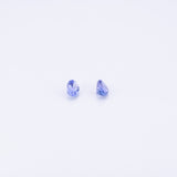 Natural Earth Mined AA Tanzanite Oval 6x4mm 0.43cts – Heat Treated Loose Gemstone for Custom Ring or Pendant - One Stone
