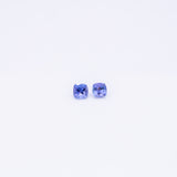 Natural Earth Mined Tanzanite Cushion 4.2mm 0.31cts – Heat Treated Loose Gemstone for a Bespoke Setting - One Stone