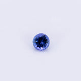 Natural Earth Mined AA+ Tanzanite Round 6mm 0.93cts – Heat Treated Loose Gemstone for Custom Jewelry - One Stone