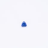 Natural Earth Mined Tanzanite Trillion 5.6mm 0.72cts – Heat Treated Loose Gemstone for Custom Ring or Pendant - One Stone