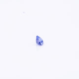Natural Earth Mined Tanzanite Trillion 5.6mm 0.72cts – Heat Treated Loose Gemstone for Custom Ring or Pendant - One Stone
