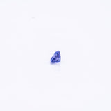 Natural Earth Mined Tanzanite Trillion 5.6mm 0.72cts – Heat Treated Loose Gemstone for Custom Ring or Pendant - One Stone