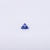 Natural Earth Mined AA Tanzanite Trillion 6.5mm 0.80cts – Heat Treated Loose Gemstone for Fine Jewellery Design - One Stone