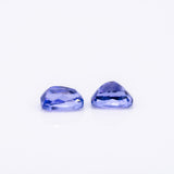 Natural Earth Mined Tanzanite Cushion 8.1x5.1mm 1.64cts – Heat Treated Loose Gemstone for a Custom Ring - One Stone