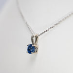 14K White Gold Kyanite Pendant