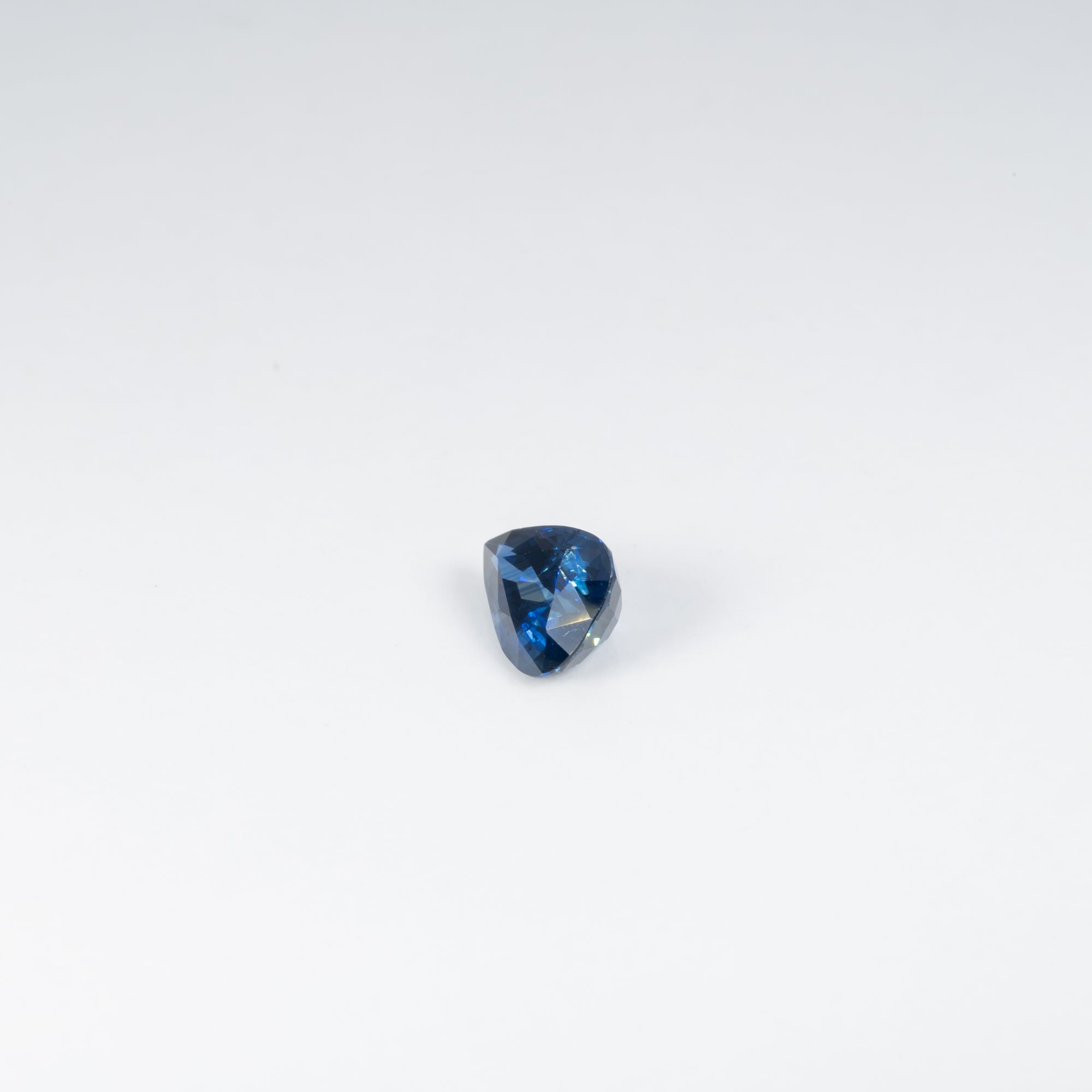 1.45 carat natural blue sapphire pear 8.7x6.3mm loose gemstone – view 3
