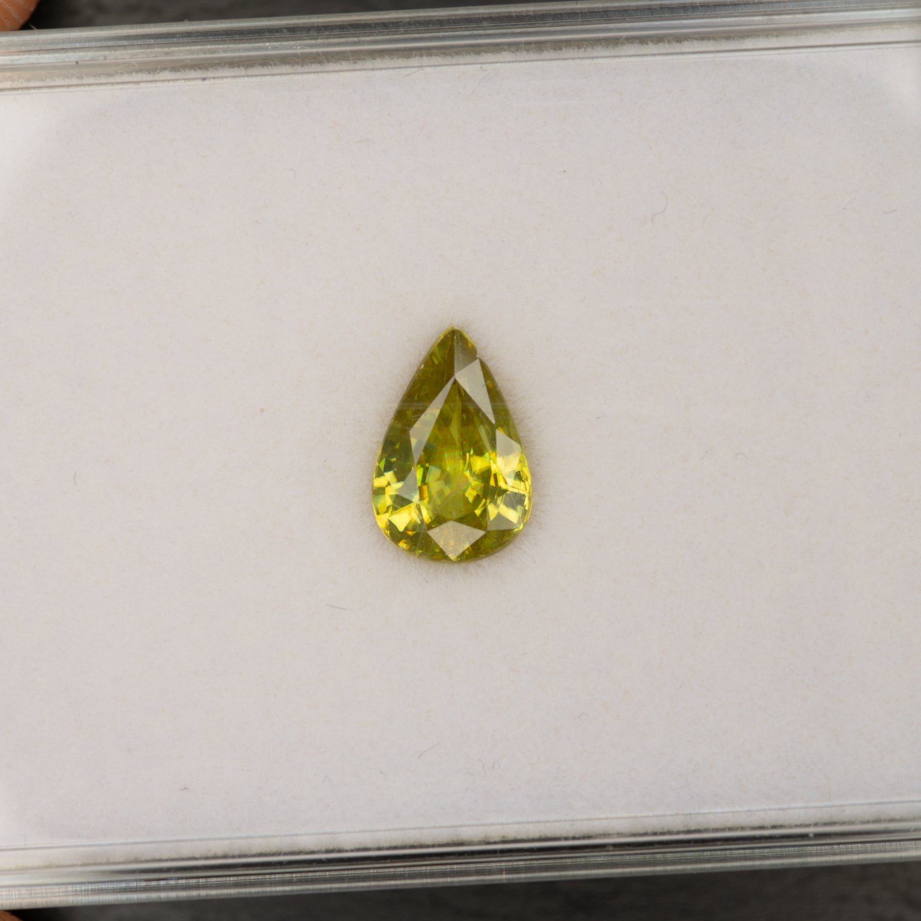 Sphene Pear Loose Gemstone 2.04 Carat