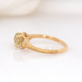 Maria 14K Yellow Gold Canary Diamond and Natural Diamond Accents Ring | OV 8.5x7mm
