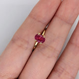 Natural Faceted Oval Red Ruby Gemstones for Jewelry Making