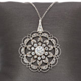 Ryna Platinum Diamond Pendant