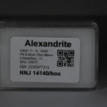 2.02 carat natural color-change alexandrite pear, 8.92x6.79mm untreated loose gemstone – view 7