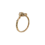 Dhriti 14K Yellow Gold Leopard Diamond Bangle