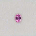 0.89 carat natural pink sapphire, oval 7.1x5.1mm loose gemstone