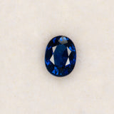 0.27 carat natural blue sapphire, oval 4x3mm loose gemstone
