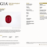 GIA Certified Burma Ruby Cushion Cut 7.4×5.71 mm 1.73-Carat Natural Loose Gemstone