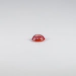 1.05 carat natural Ceylon padparadscha sapphire oval 6.7x5.5mm loose gemstone – view 4