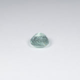 2.11 carat natural Brazilian copper-bearing Paraiba tourmaline oval, 10.2x7.1mm untreated loose gemstone – view 3