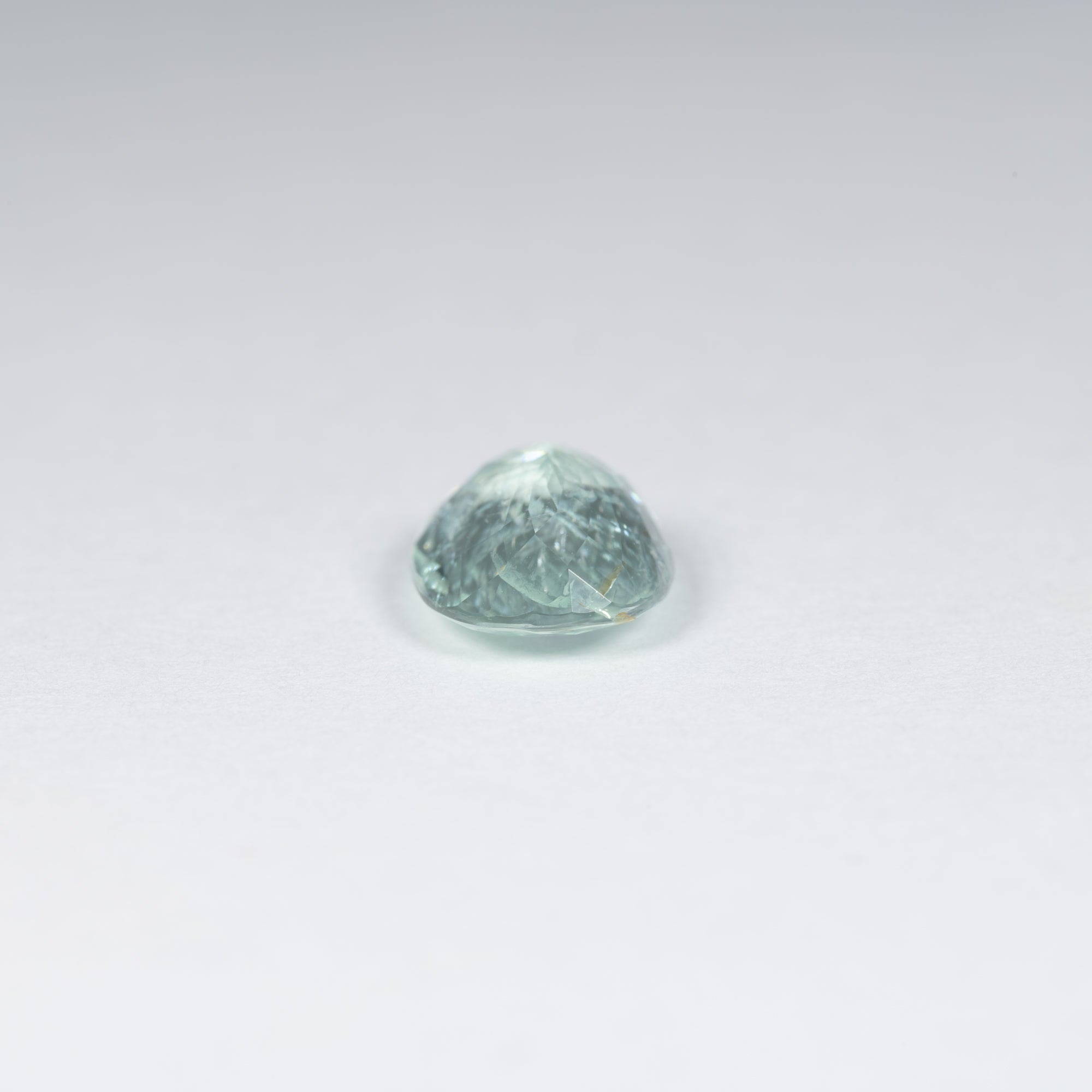 2.11 carat natural Brazilian copper-bearing Paraiba tourmaline oval, 10.2x7.1mm untreated loose gemstone – view 3