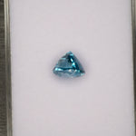 natural cambodian blue zircon oval loose gemstone