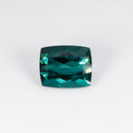 5.98ct indicolite tourmaline cushion 11.92x9.74mm loose blue gemstone