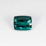 5.98ct indicolite tourmaline cushion 11.92x9.74mm loose blue gemstone