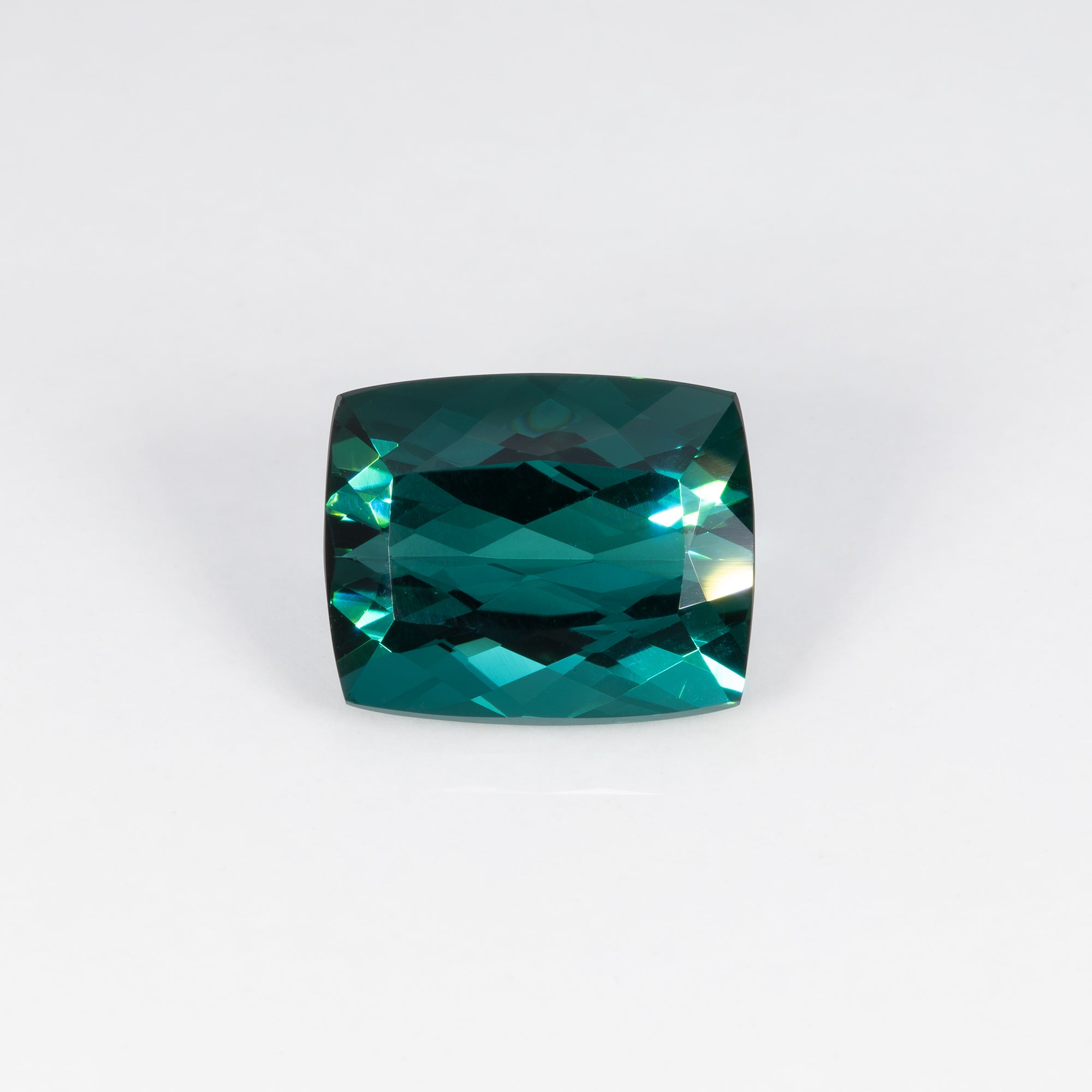 5.98ct indicolite tourmaline cushion 11.92x9.74mm loose blue gemstone