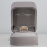 14K Yellow Gold Lab Grown Diamond Ring