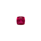 natural faceted square cushion red ruby gemstones for jewelry making