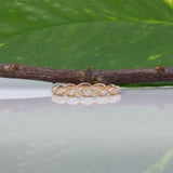 14K yellow gold diamond eternity band
