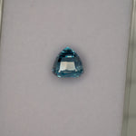 natural cambodian blue zircon cushion loose gemstone