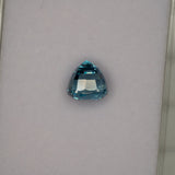 natural cambodian blue zircon cushion loose gemstone