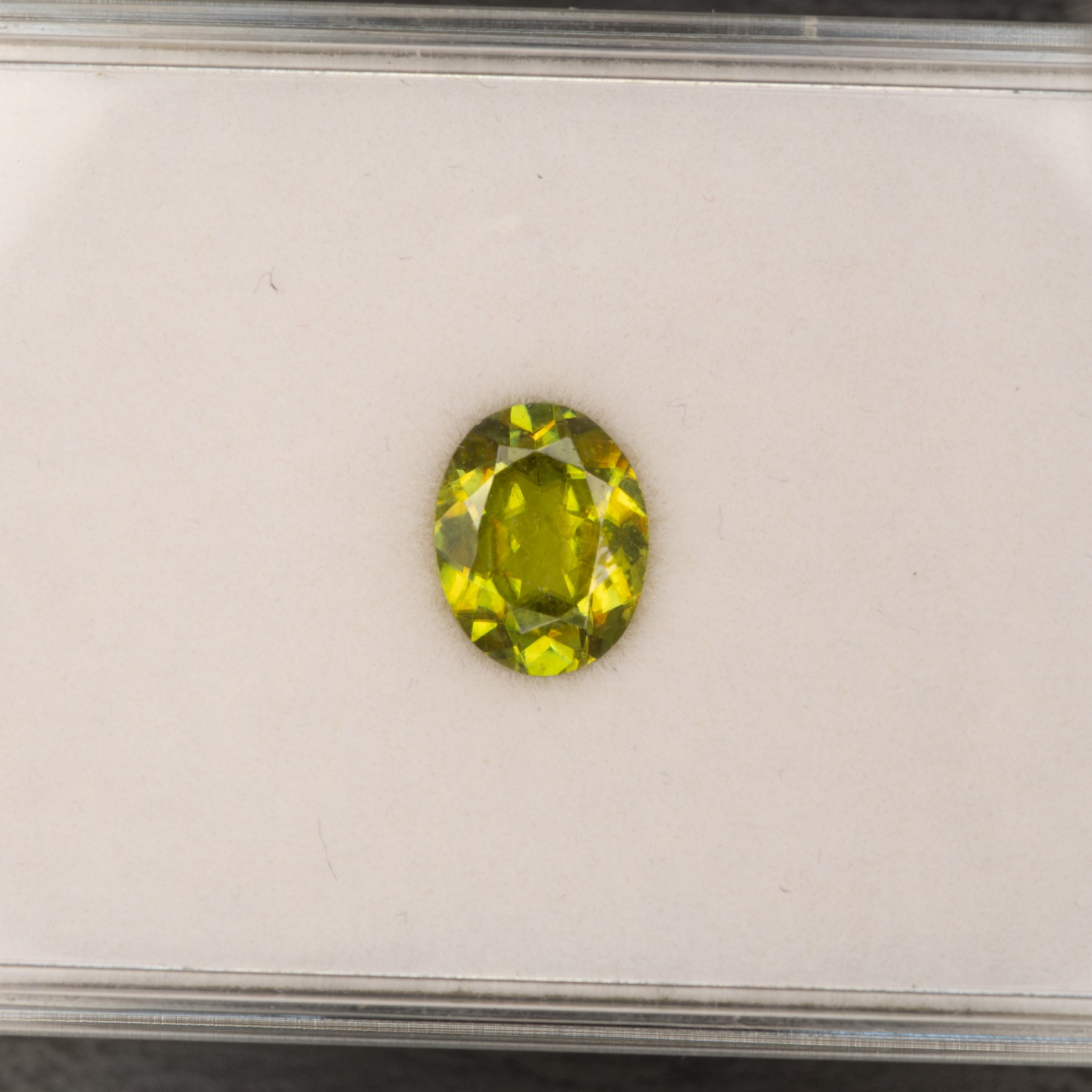 Sphene Oval Loose Gemstone 2.61 Carat