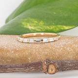 Timeless Solid 14K Gold Lab-Grown Baguette Cut Diamond Eternity Bands