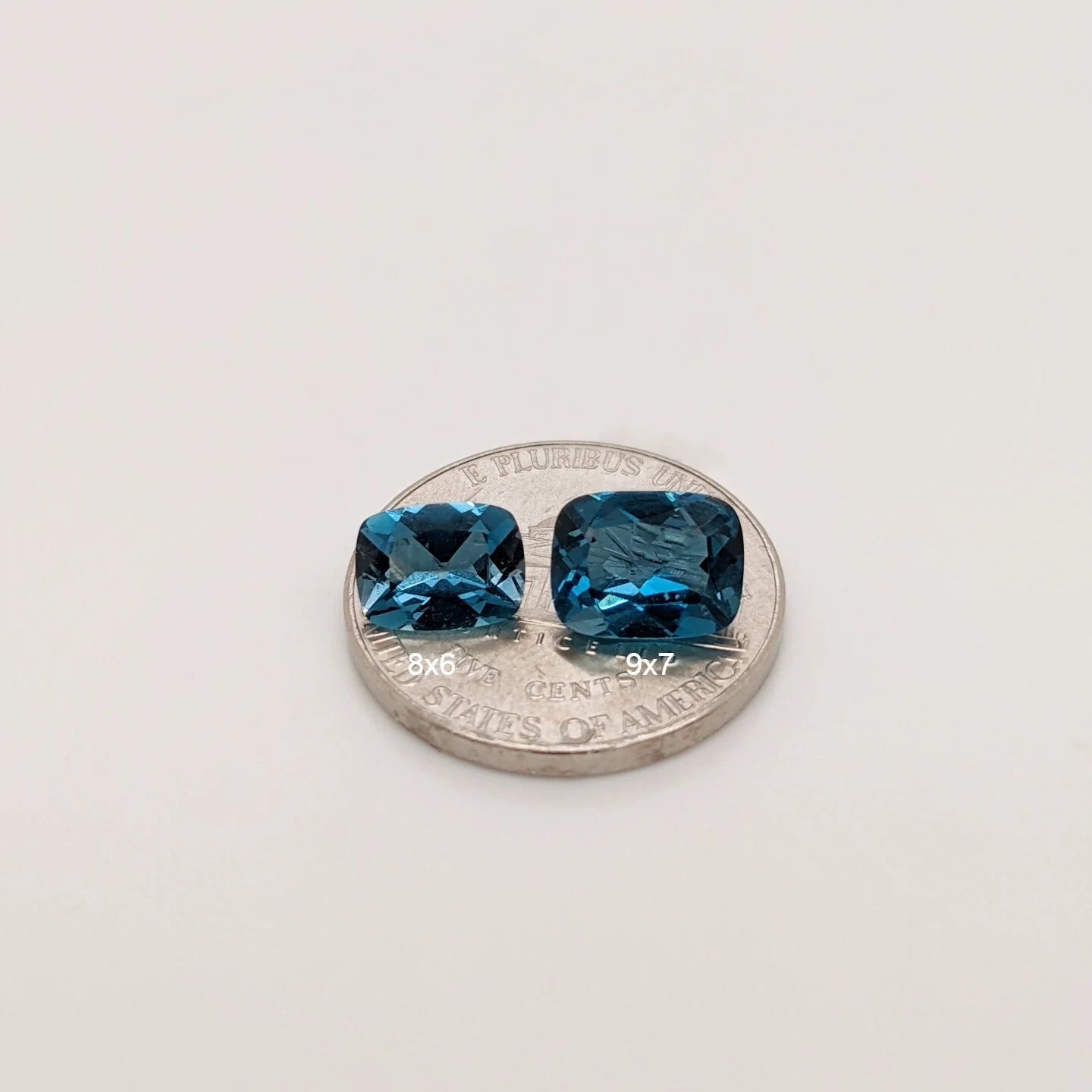 Elongated Cushion London Blue Topaz Loose Gemstone 6