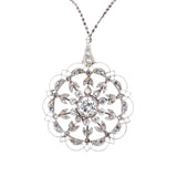 Ryna Platinum Diamond Pendant