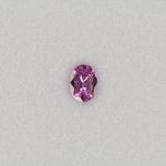 0.66 carat natural pink sapphire, oval 6.9x5mm loose gemstone