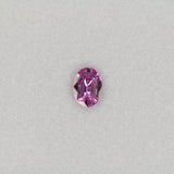 0.66 carat natural pink sapphire, oval 6.9x5mm loose gemstone