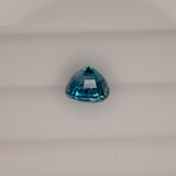 natural cambodian blue zircon oval loose gemstone