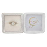 Vintage Estate Diamond Ring – 5mm Round Natural Diamond Solitaire in Solid 14K Gold Fine Jewelry