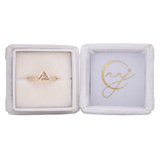 1Ct Yellow Sapphire Ring with Natural Diamond Accents: Solid 14K Gold, 6.3x6.4mm