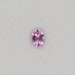 0.91 carat natural pink sapphire, oval 7.3x5.5mm loose gemstone