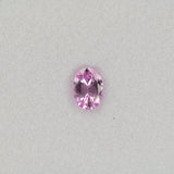 0.91 carat natural pink sapphire, oval 7.3x5.5mm loose gemstone