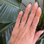 14K rose gold lab grown diamond band